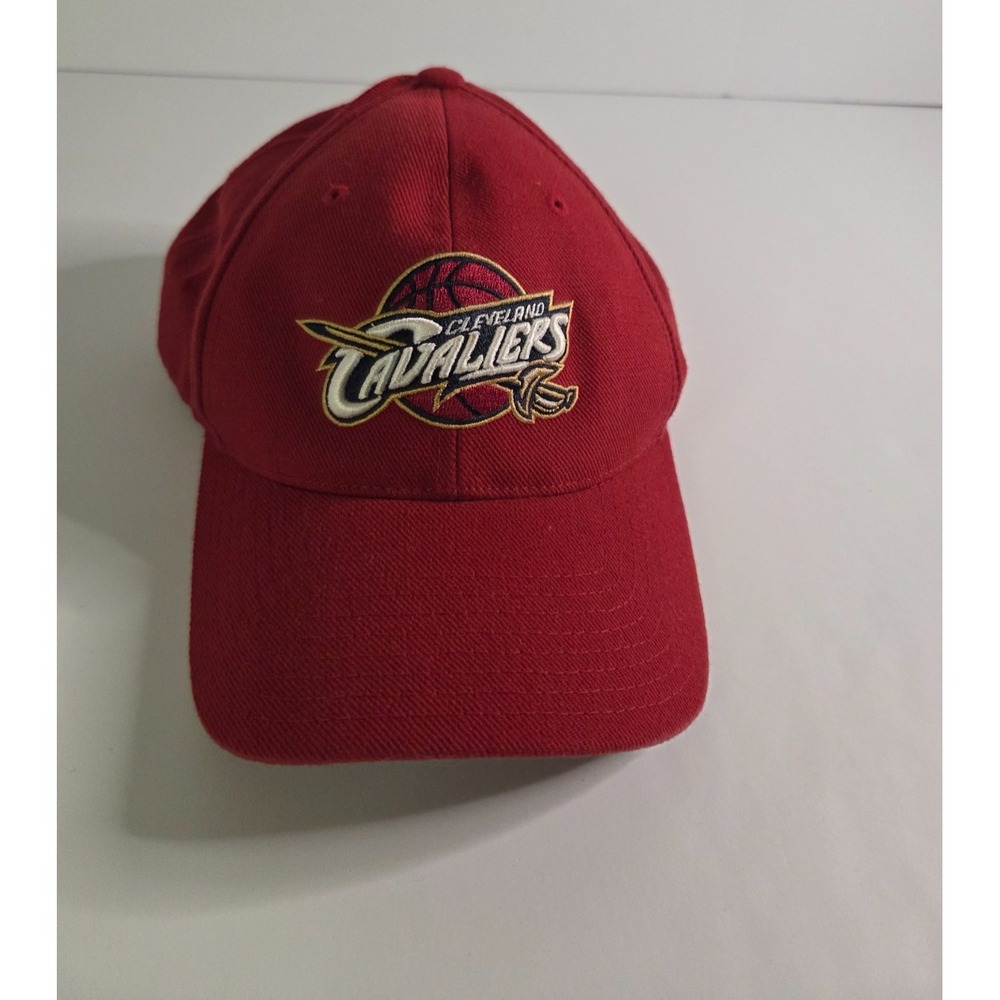 Reebok Hat Adult Strapback Red Cleveland Cavaliers Basketball NBA Cap